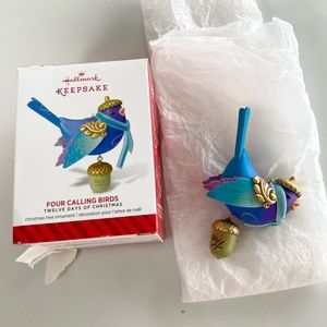 Hallmark Keepsake Ornament Four Calling Birds Twelve Days of Christmas 2014
